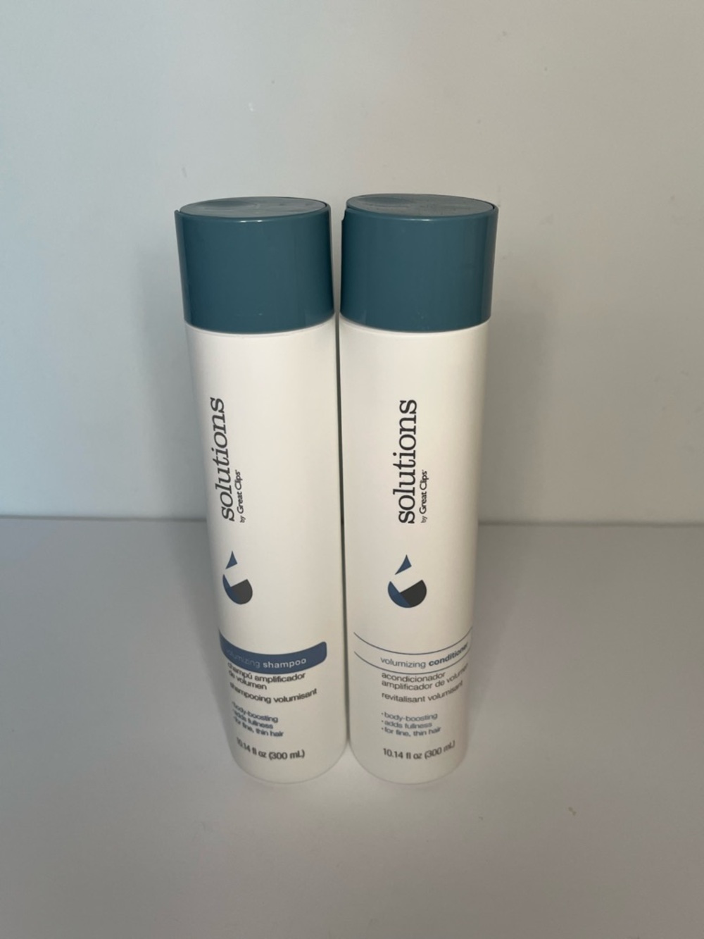 Solutions by Great Clip Volumizing Shampoo & Conditioner - Teal Caps